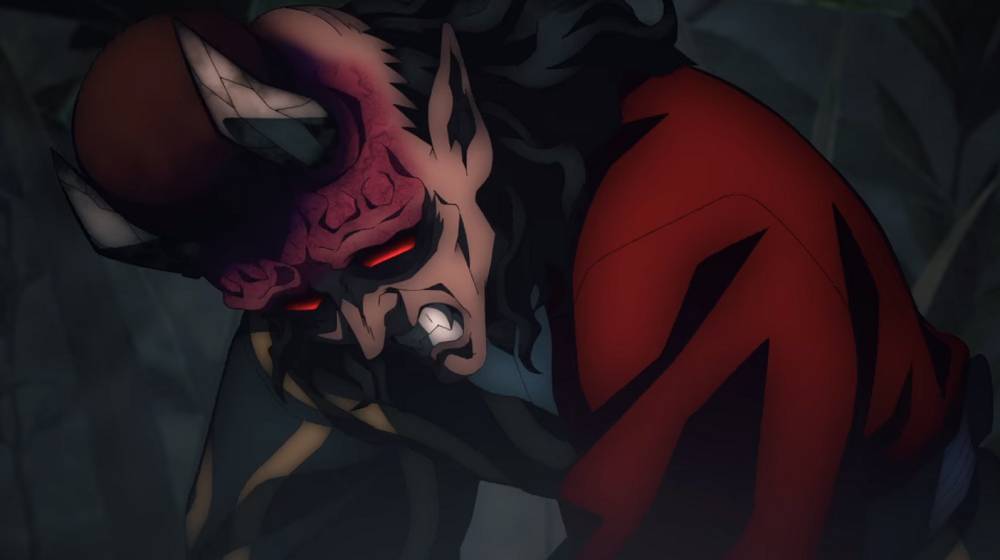 Delusi Hantengu (dok. Ufotable/ Kimetsu no Yaiba Swordsmith Village Arc)