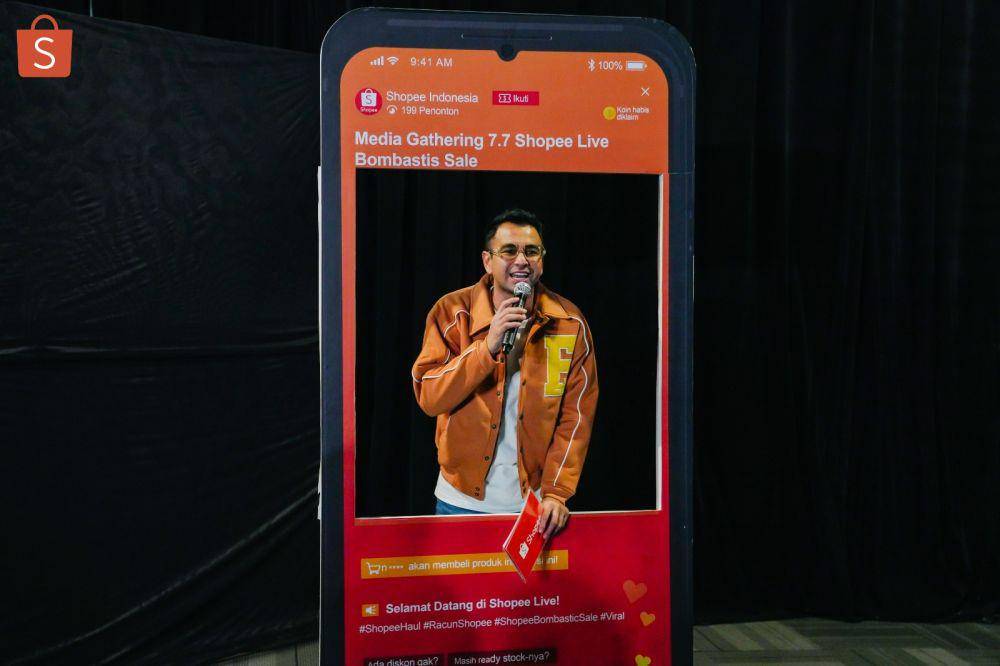 Konferensi Pers - Belanja Penuh Interaksi & Promosi Bersama 7.7 Shopee Live Bombastis Sale di Kasablanka Hall, Jakarta. 12 Juni 2023. (dok. Istimewa)