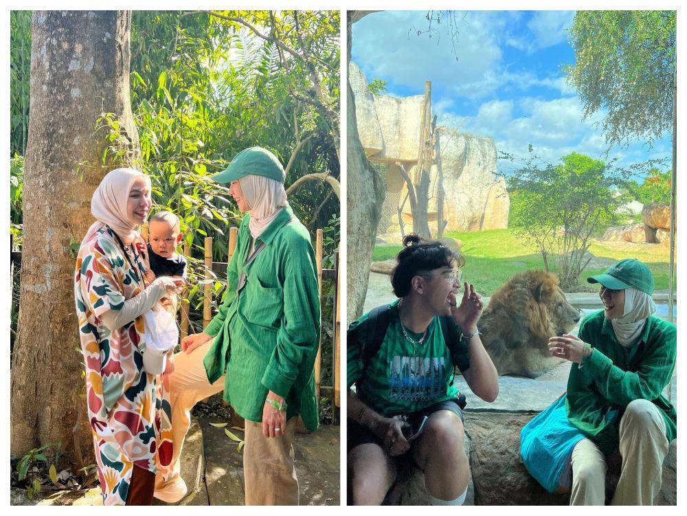 momen Zaskia Adya Mecca dan keluarga liburan di Bali (instagram.com/zaskiadyamecca)
