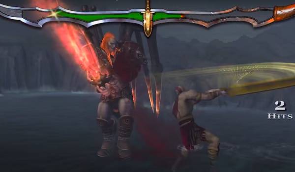 Gameplay Ares vs Kratos dengan Blade of the Gods (dok. Santa Monica Studio/God of War)
