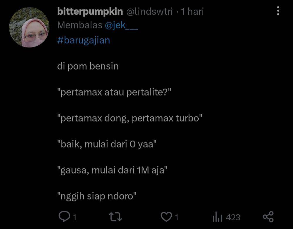 cerita abis gajian (twitter.com/lindswtri)