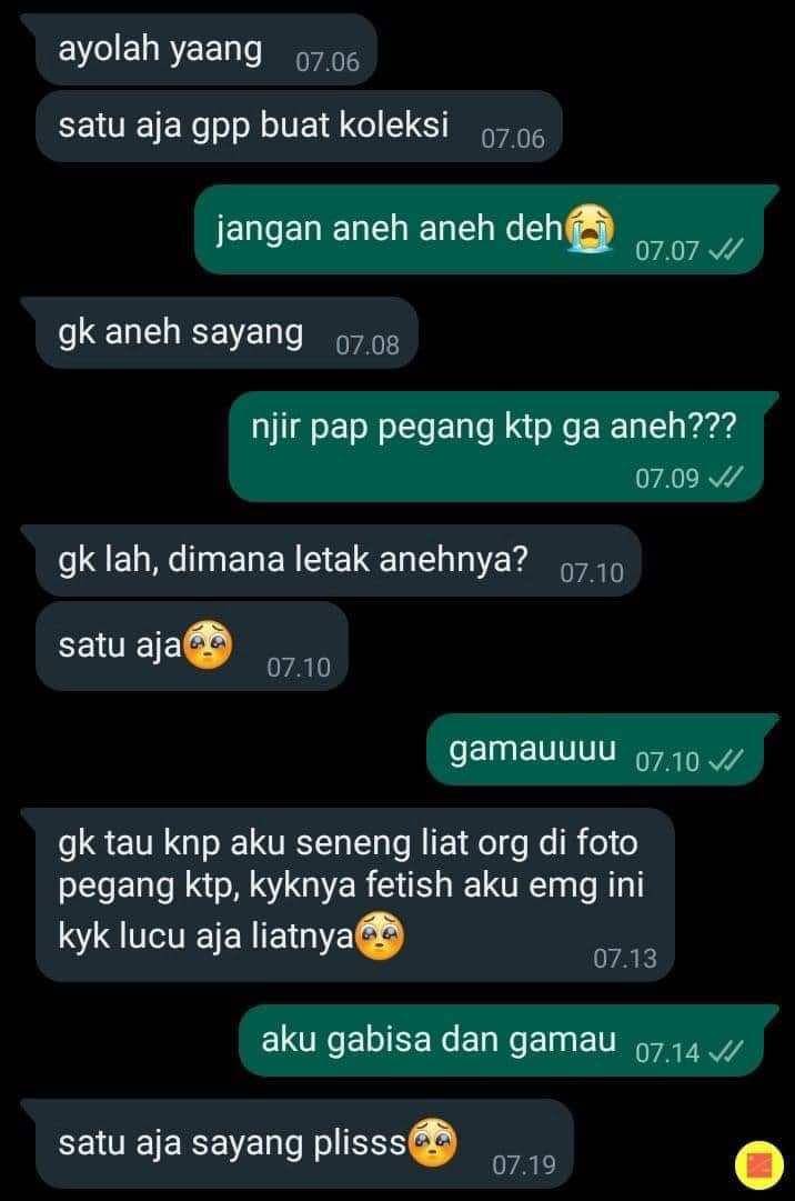 Chat lucu netizen (twitter.com/nocontextreceh)