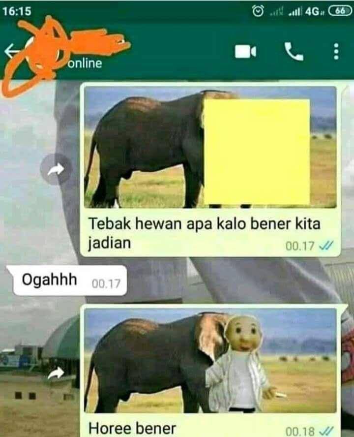 Chat lucu netizen (twitter.com/nocontextreceh)