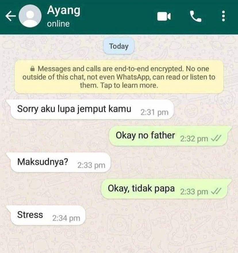 Chat lucu netizen (twitter.com/nocontextreceh)