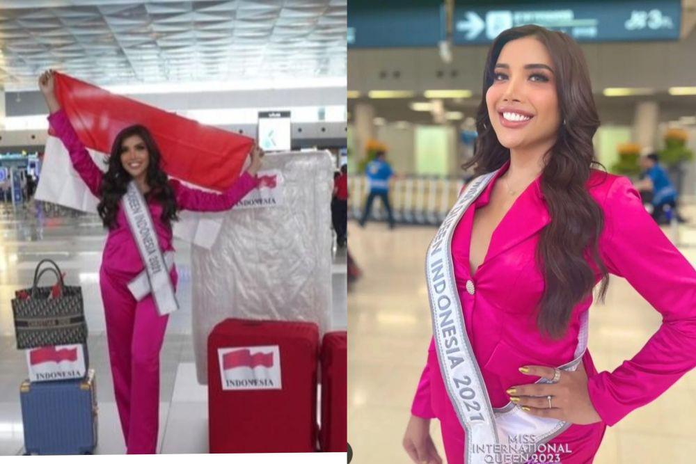 10 Potret Millen Cyrus ke Thailand, Ikut Miss International Queen 2023