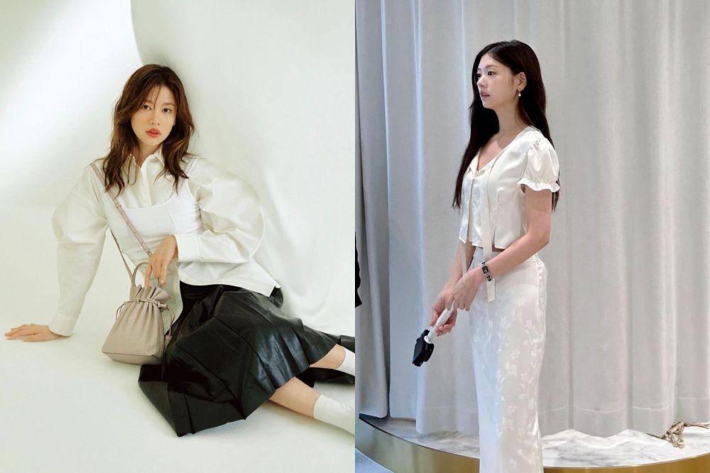 mix and match busana rok ala Jung So Min (instagram.com/somin_jj)
