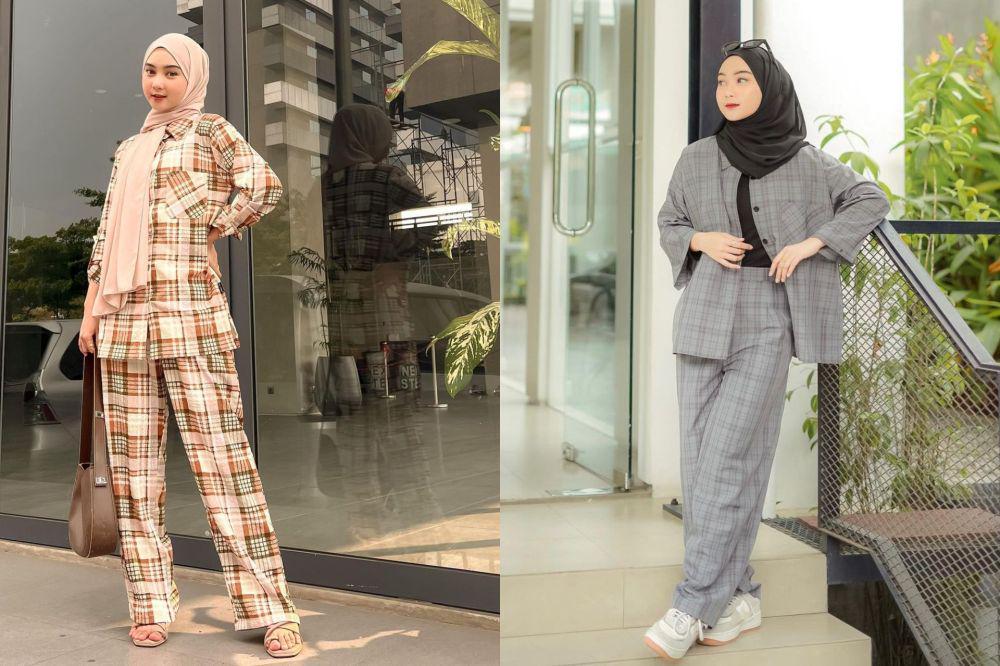 7 Inspirasi One Set Outfit untuk Hangout ala Nabilah Lutfiah
