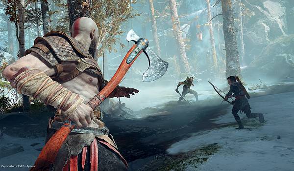 Gameplay Leviathan Axe (dok. Santa Monica Studio/God of War)
