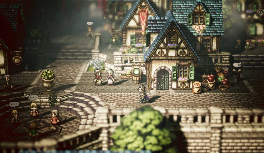 gameplay dari game OCTOPATH TRAVELER™ (2019) (dok. Square Enix)