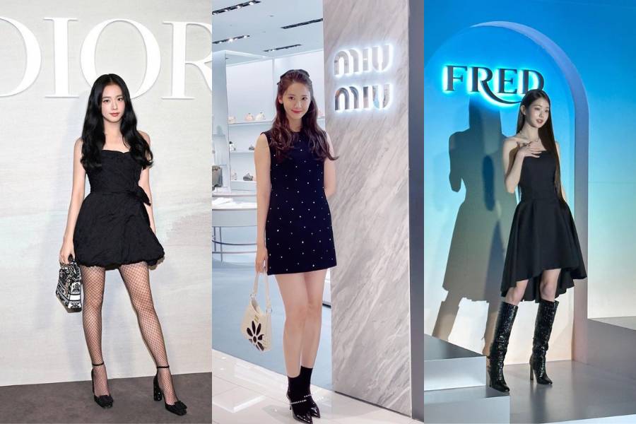 little black dress ala idol K-pop (instagram.com/ sooyaaa__ |  yoona__lim |  for_everyoung10)
