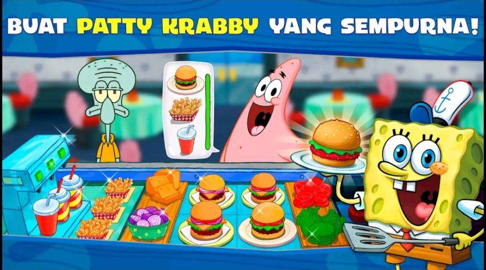 potret game SpongeBob: Memasak Burger (Tilting Point/SpongeBob: Memasak Burger)
