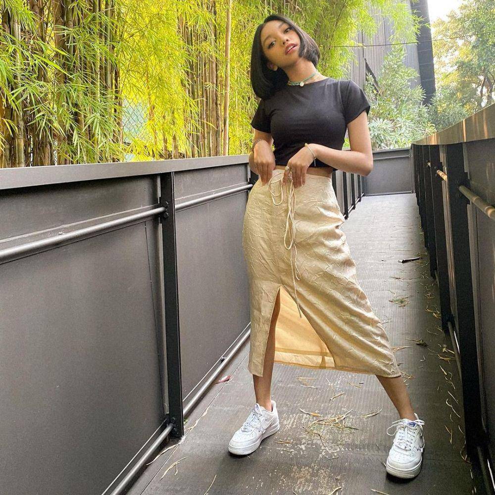 Ide OOTD untuk konser Aespa 2023 (instagram.com/naura.ayu)