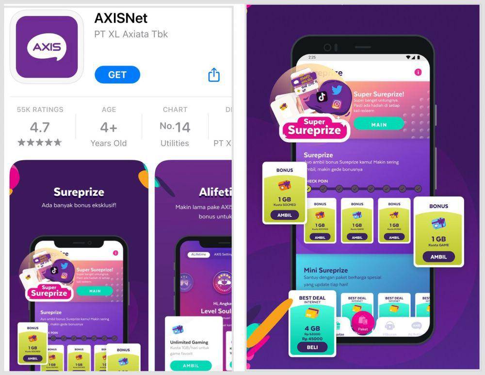 ilustrasi Axis super sureprize (dok. Putri Meliana A)