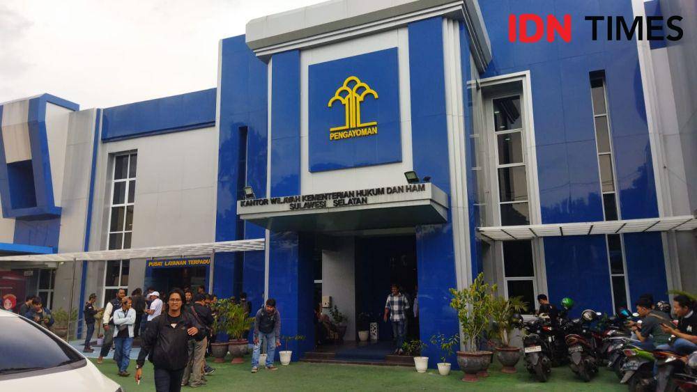 Kantor Wilayah Kementerian Hukum dan HAM Sulawesi Selatan. (IDN Times/Aan Pranata)