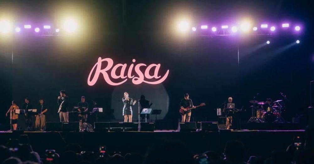 potret Raisa manggung di Surabaya (instagram.com/raisa6690)