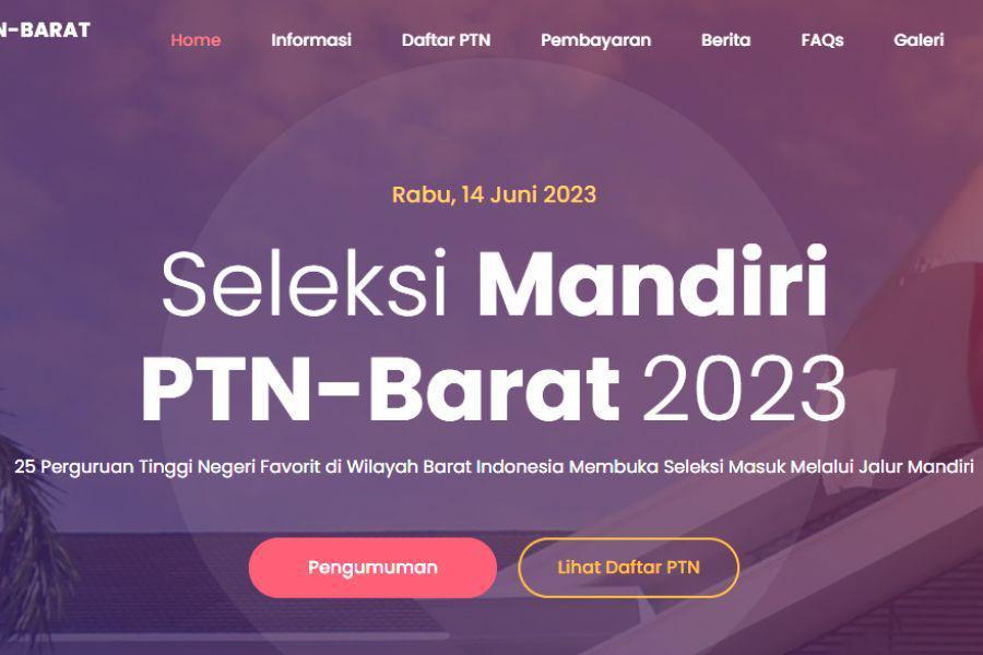Informasi Seleksi Mandiri PTN Barat (SMMPTN) 2023, yuk Segera Daftar!