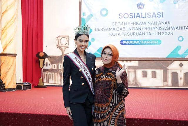 Potret Homecoming Yasinta Aurellia, Puteri Indonesia Lingkungan 2023 di Jawa Timur (Instagram.com/officialputeriindonesia)