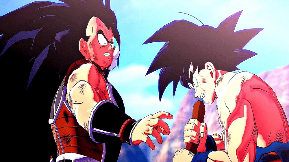 Goku vs Raditz (dok. Toei Animation/ Dragon Ball Z)