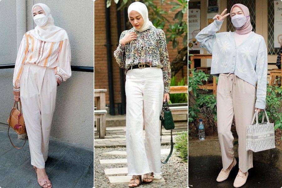 Koleksi long pants Nina Zatulini (instagram.com/ninazatulini22)