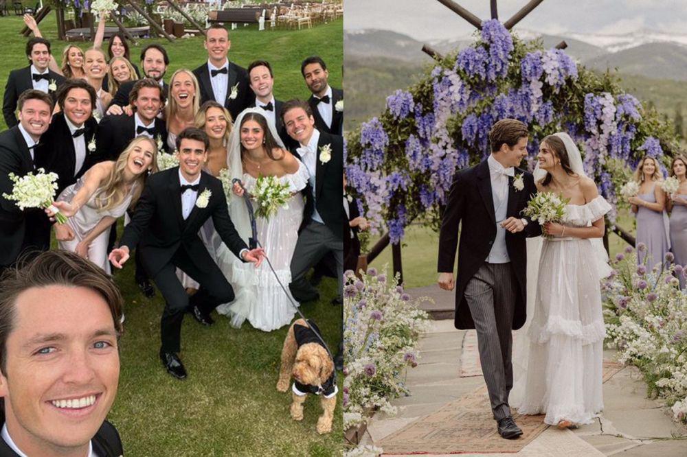 7 Potret Pernikahan Taylor Hill dan Daniel Fryer, Meriah!