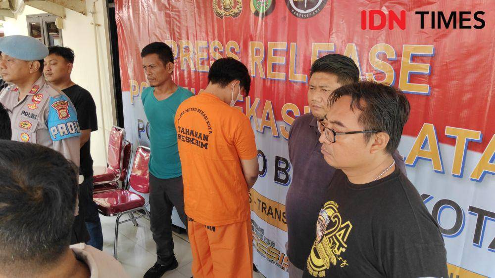 Pelaku penyerangan di warkop Bekasi. (IDN Times/Imam Faishal)