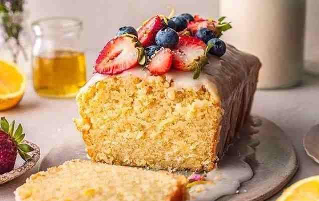 sajian olive oil cake lezat (instagram.com/reducetarian)