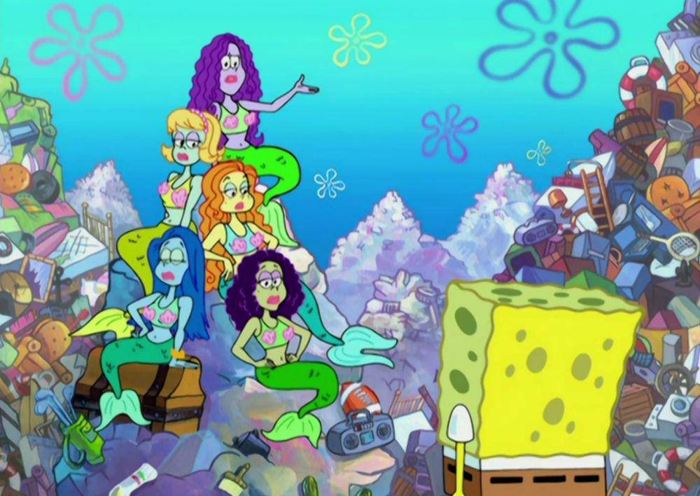 SpongeBob bertemu putri duyung (dok. Nickelodeon/Spongebob Squarepants)