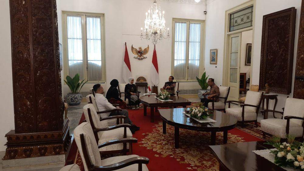 Presiden Jokowi undang Putri Ariani ke Istana Merdeka, Jakarta, Rabu (14/6/2023) (IDN Times/Istimewa)