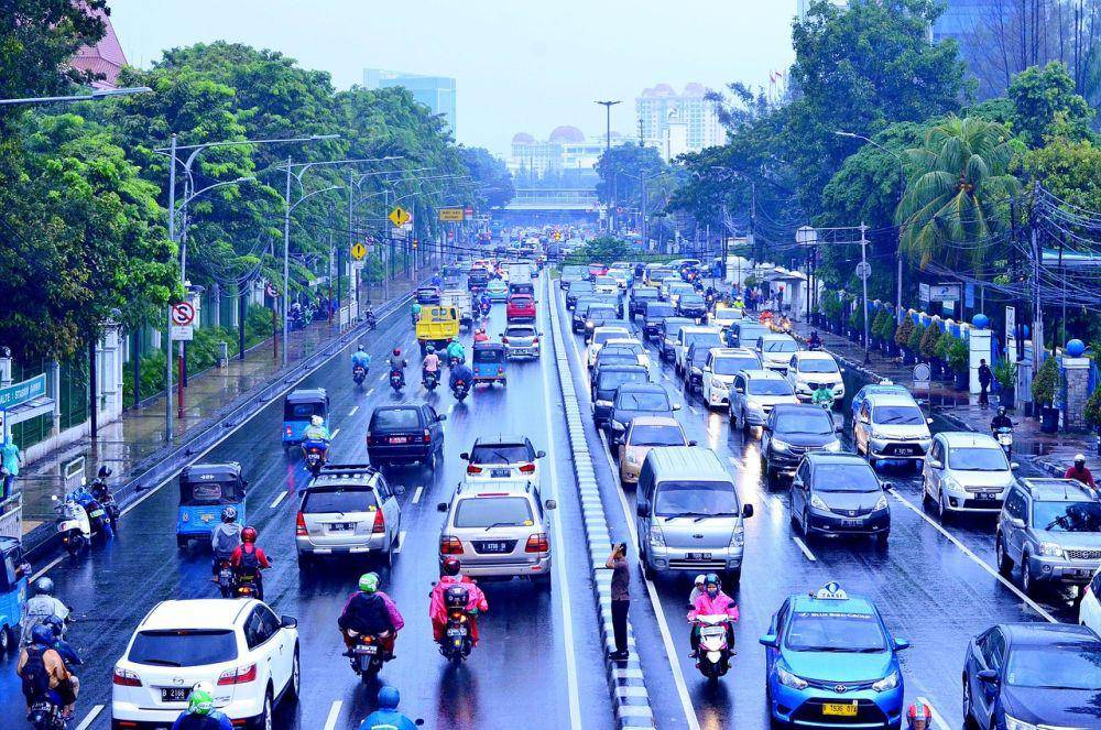 ilustrasi lalu lintas Jakarta yang padat (pixabay.com/travelphotographer)
