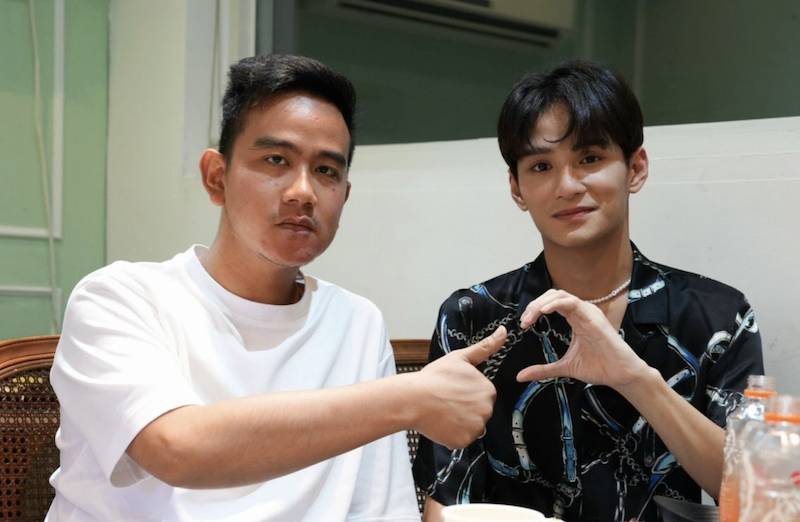 momen Gibran Rakabuming dan Zayyan XODIAC makan bareng (twitter.com/gibran_tweet)