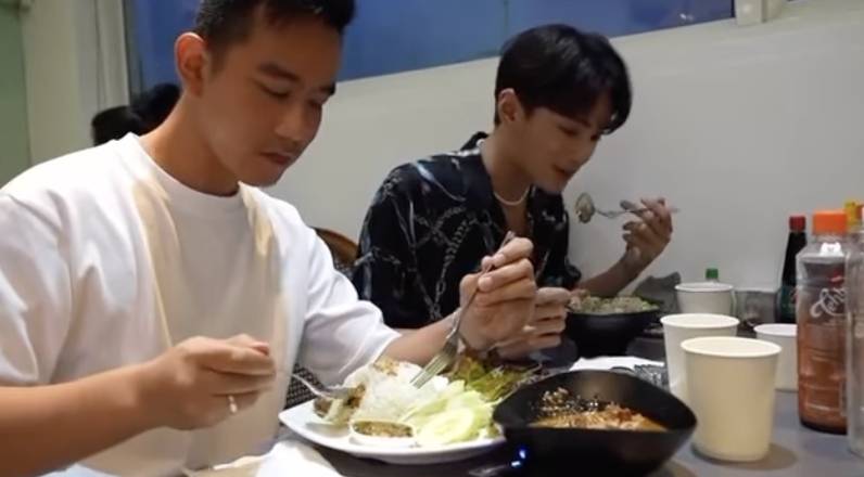 momen Gibran Rakabuming dan Zayyan XODIAC makan bareng (twitter.com/gibran_tweet)