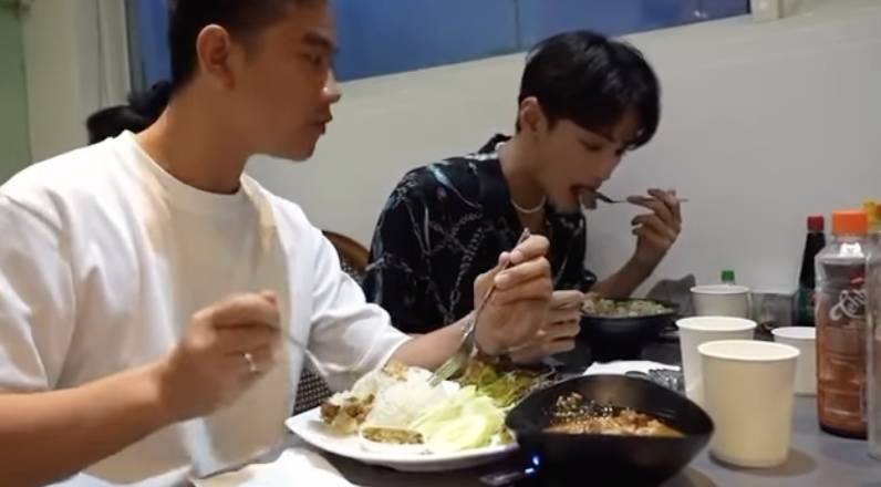 momen Gibran Rakabuming dan Zayyan XODIAC makan bareng (twitter.com/gibran_tweet)