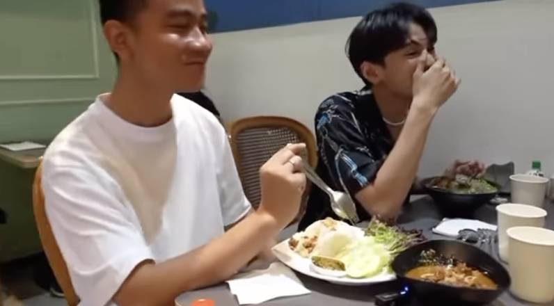 momen Gibran Rakabuming dan Zayyan XODIAC makan bareng (twitter.com/gibran_tweet)