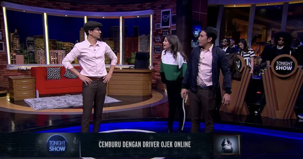 momen perdana Enzy Storia jadi bintang tamu di Tonight Show (youtube.com/TonightShowNet)