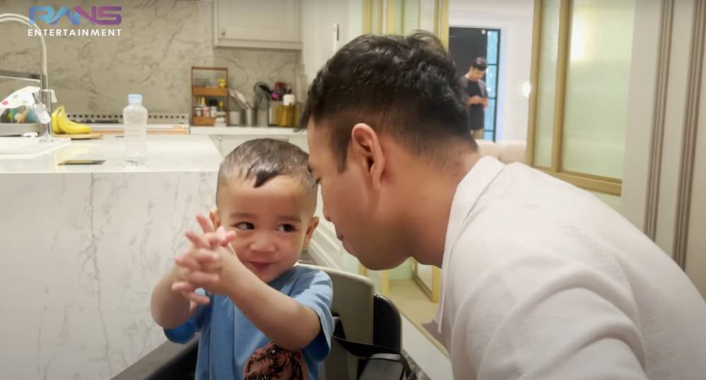 momen Raffi dan Nagita pamit ke anak-anak (youtube.com/RANS Entertainment)