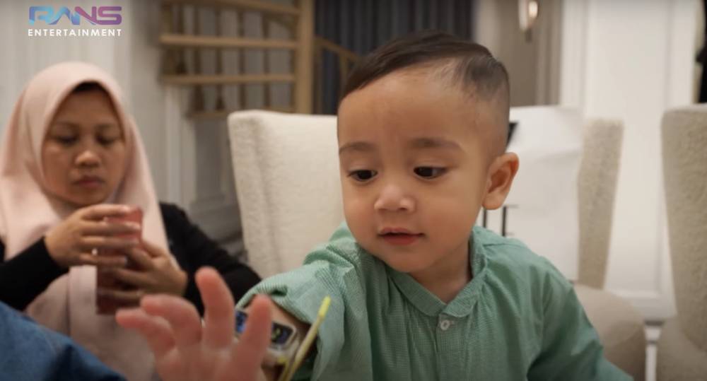 momen Raffi dan Nagita pamit ke anak-anak (youtube.com/RANS Entertainment)