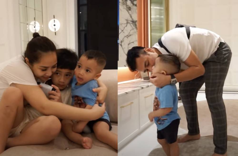 momen Raffi dan Nagita pamit ke anak-anak (youtube.com/RANS Entertainment)