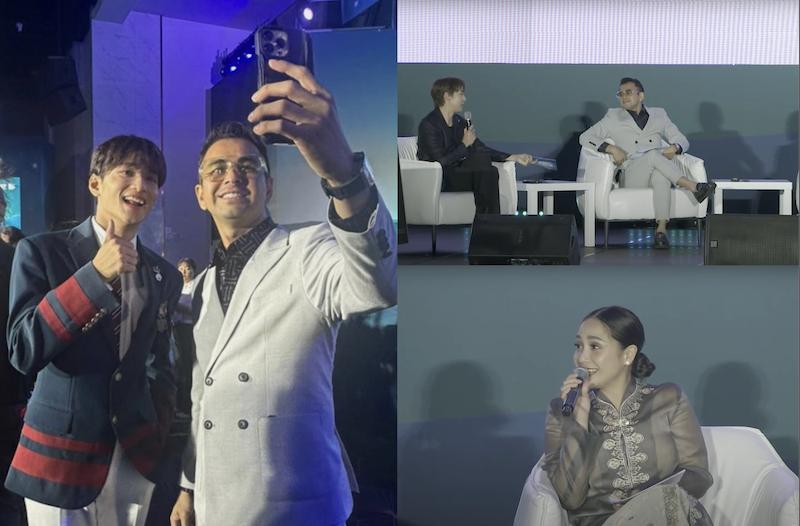 9 Potret Raffi-Nagita Jadi Pembicara Forum Internasional di Korea