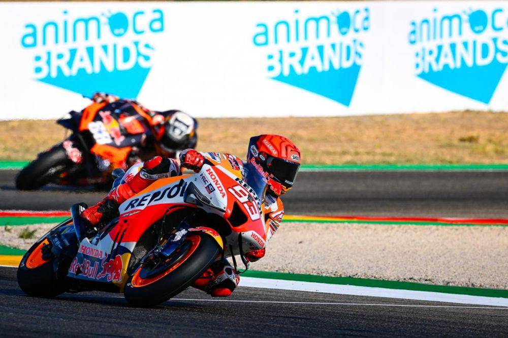 Marc Marquez saat menjalani pekan balap GP Aragon 2022. (motogp.com)