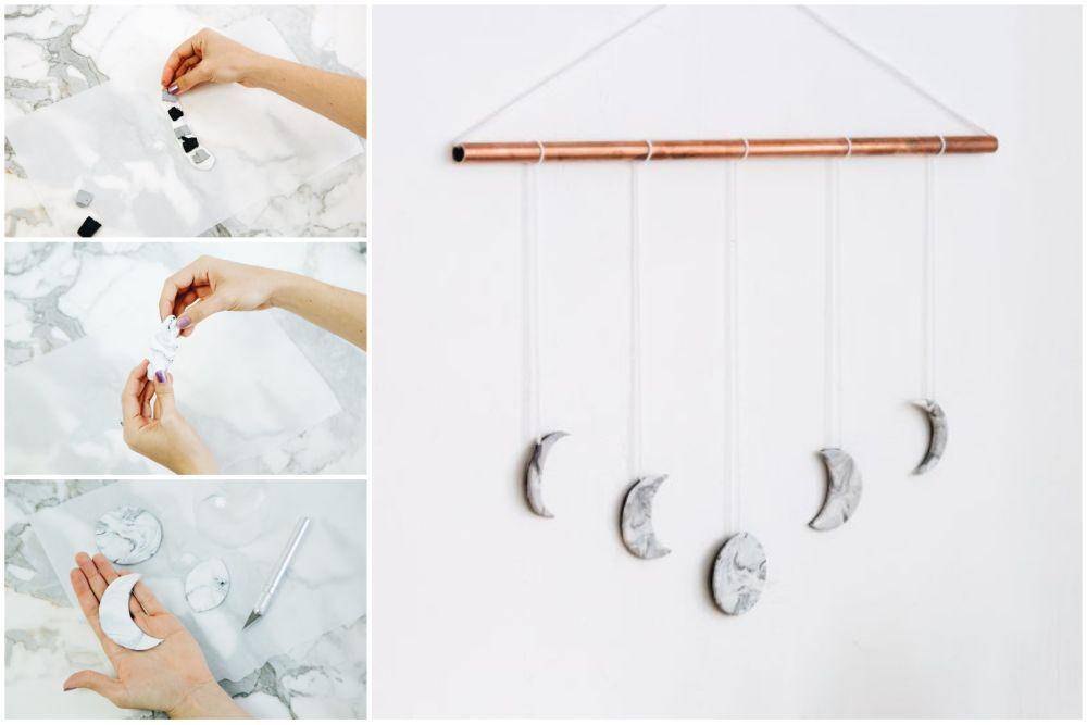 DIY wall hanging fase bulan (bemakeful.com/Kelsey Formost)