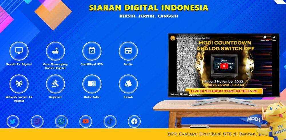 Cara cek sinyal TV Digital lewat HP melalui situs web Kemkominfo (siarandigital.kominfo.go.id)