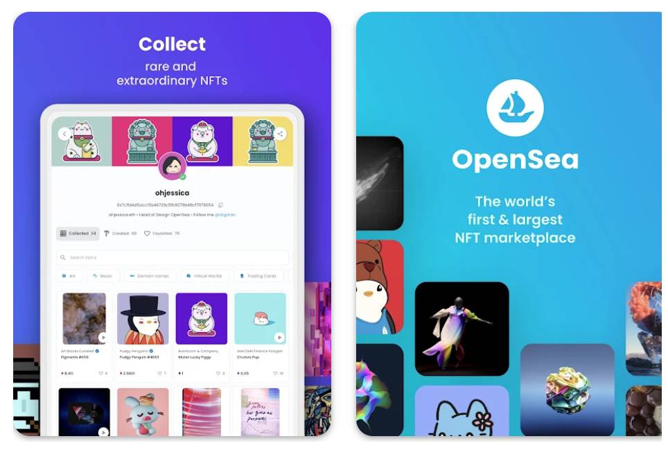 aplikasi OpenSea (dok. OpenSea/OpenSea)