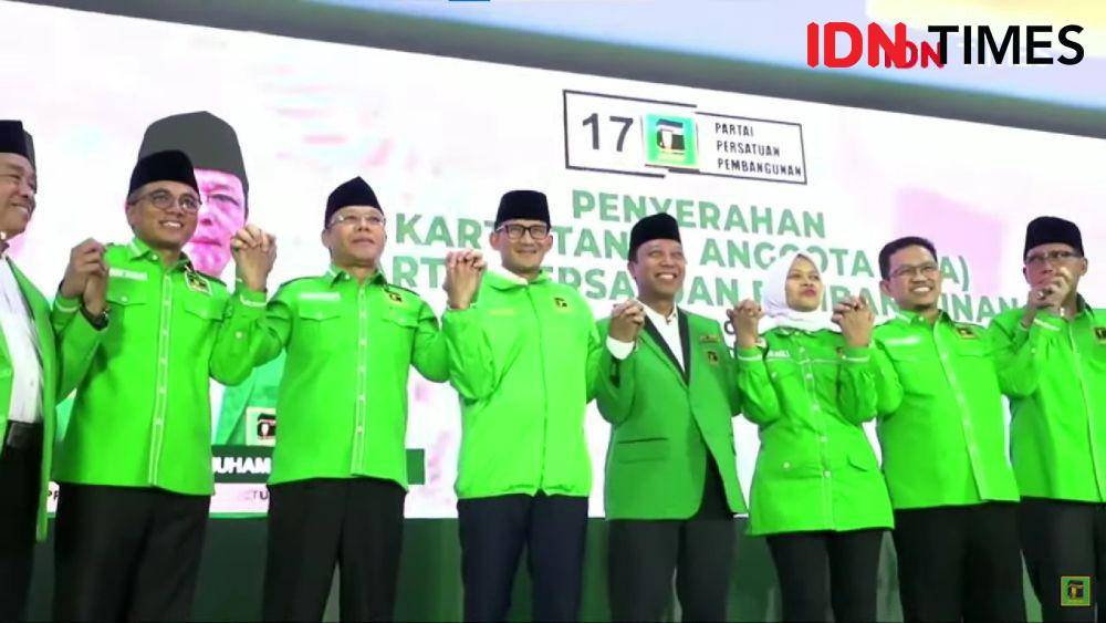 Sandiaga Uno resmi bergabung dengan PPP pada Rabu (14/6/2023). (youtube.com/IDN Times)