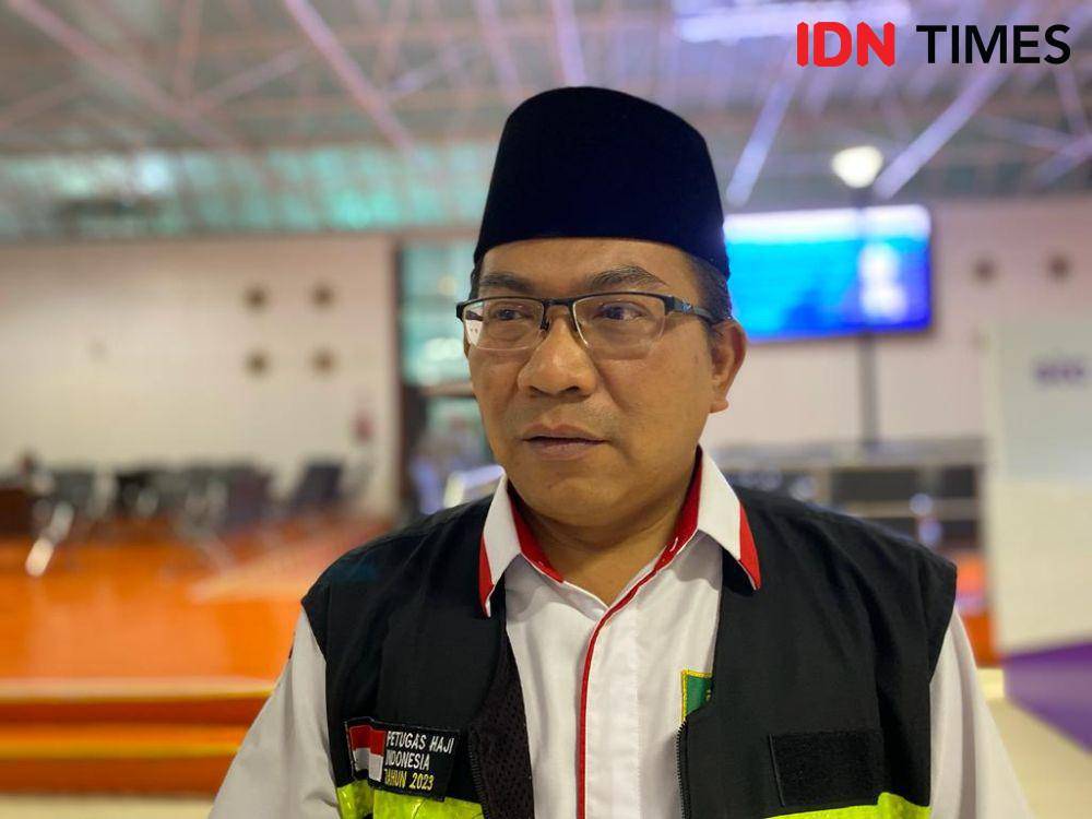 Kepala Seksi Bimbingan Ibadah Daerah Kerja (Daker) Bandara, Khairun Naim (IDN Times/Sunariyah)