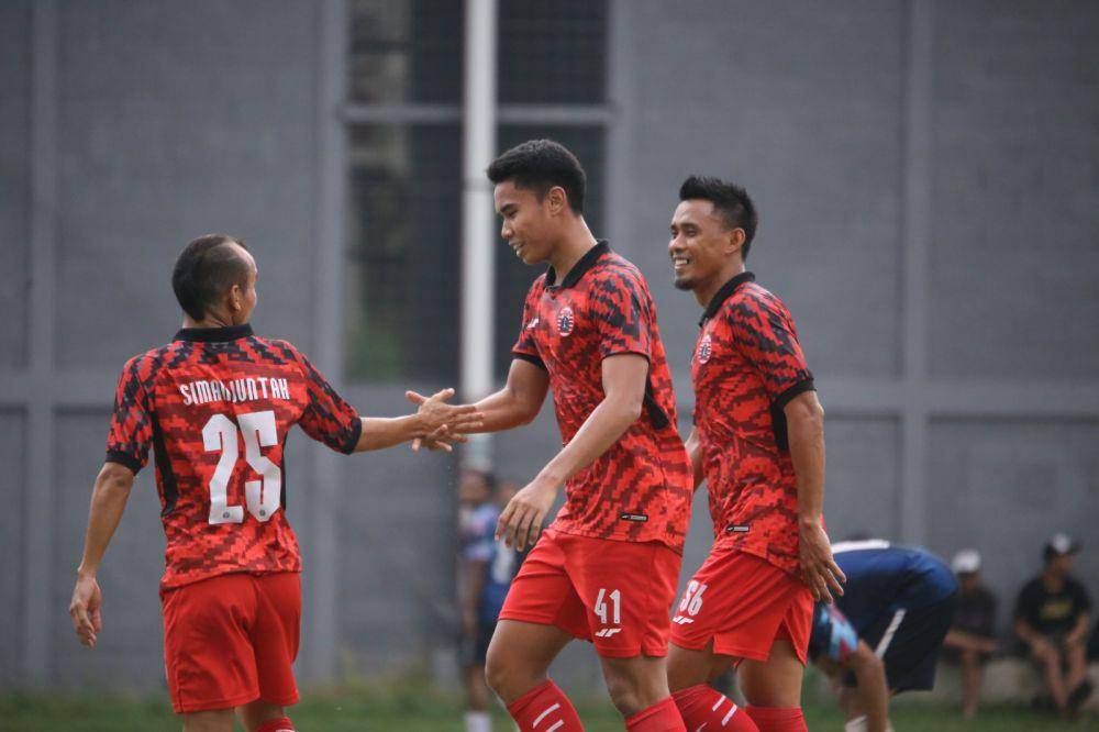 Persija dalam laga uji coba. (Dok. Persija)