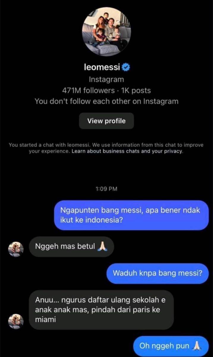 editan Lionel Messi halu (twitter.com/kegblgnunfaedh)