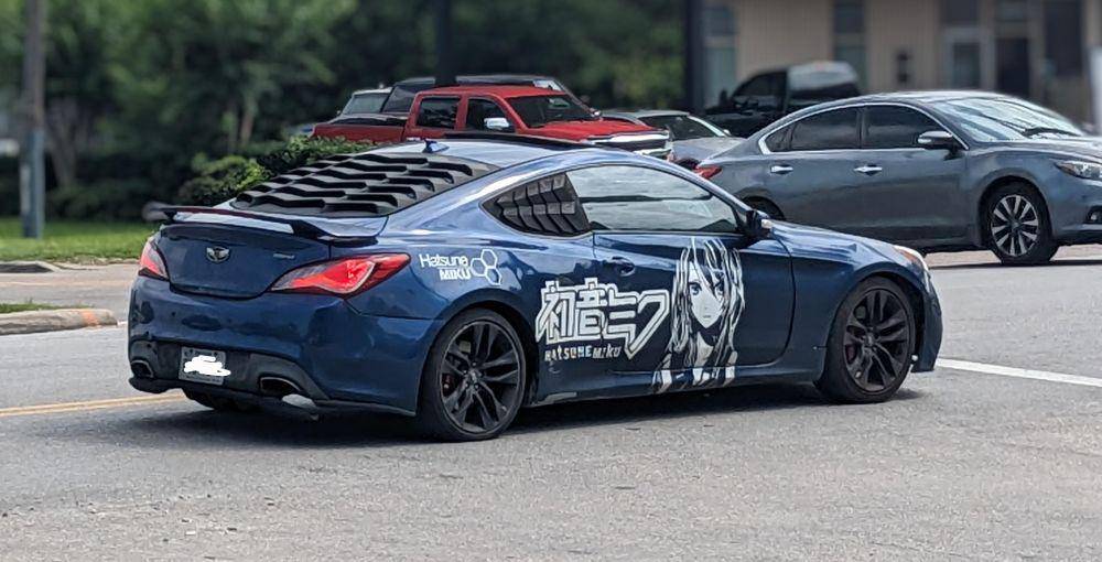 potret mobil desain anime (reddit.com/r/Sh****_Car_Mods)