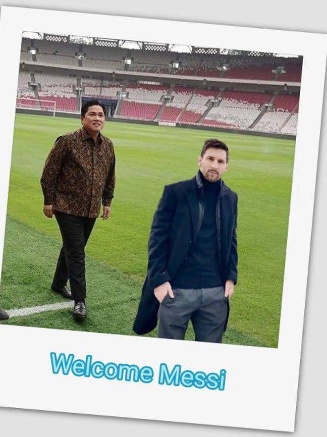 editan Lionel Messi halu (twitter.com/idextratime)