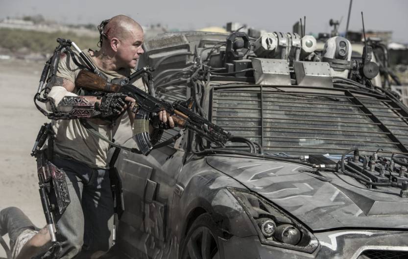 Matt Damon di film Elysium (2013) (dok. Sony Pictures Releasing/ Elysium (2013)