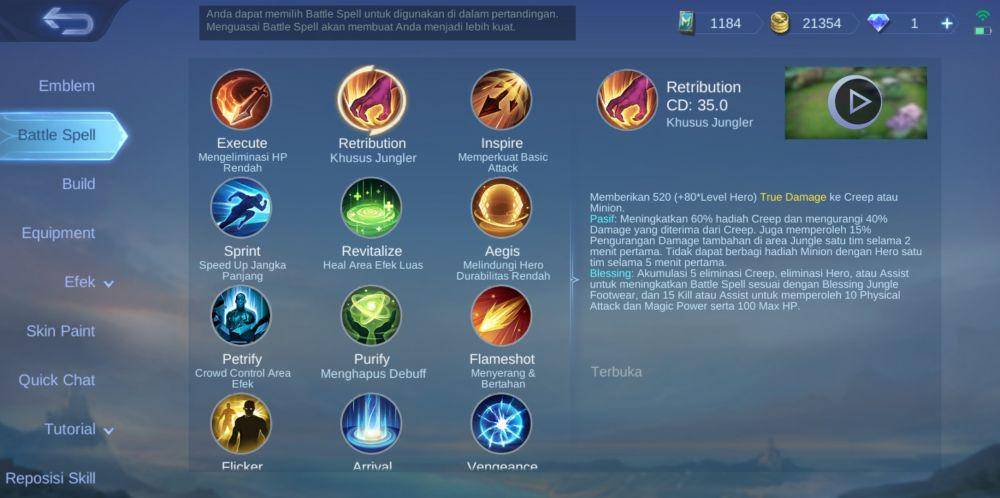 Battle Spell Retribution (dok. Moonton/Mobile Legends: Bang Bang)
